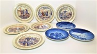 Limoges Plates and Copenhagen Plates