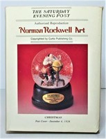 Norman Rockwell Santa Snow Globe