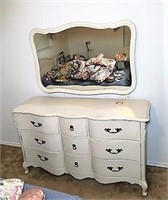 French Provincial Dresser & Mirror