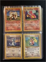 Album Pokémon avec 48 cartes Base Set 1995