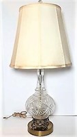 Molded Glass Table Lamp