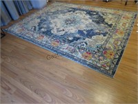BLUE AND COLORED RUG 8'X10' MADE IN TURKEY