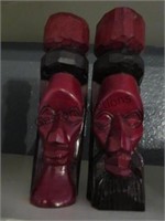 HAND CARVED WOODEN FIGURINES- JAMAICA