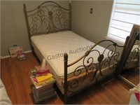 FULL SIZE BED WITH NEW MATTRESS AND BOX SPRINGS