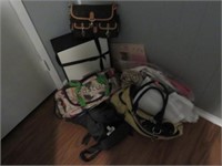 ASSORTMENT OF DIAPER BAGS, BABY CARRIER,
