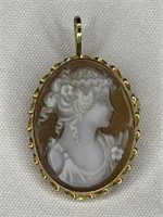 Cameo Pin/Pendant 14kt Mount