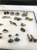 Assorted cuff links and tie clips KREMENTZ