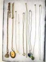 Assorted Gold Filled Necklaces w/ Pendants