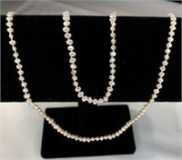 Watercrest  
Pearl Necklace 30 in long