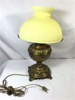 “The Nonexplosive Lamp” Table Lamp Tiffany Style