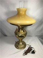 Victorian converted oil lamp