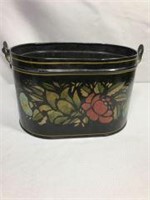 Primitive Handpainted tin Great Condition