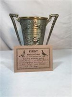Buffalo Center Pidgeon Racing Trophy 1941