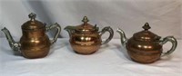 Decorative Miniature copper Teapots