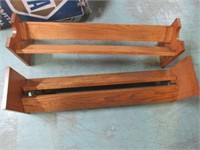 Wood Racks 33 ½ X7 ½ X 10