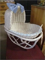 WICKER DOLL BED