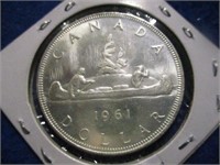 1961 CDN SILVER DOLLAR
