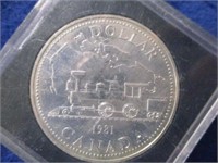 1981 CDN $1 COIN