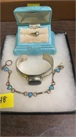 GF Ring, .925 Israel Bracelet, Mexico Cuff