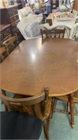 Dining Room Table w/ Six Chairs; Table Size 56 x