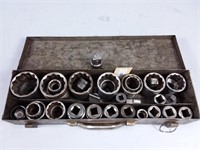 Assorted 3/4" Drive Socket Set