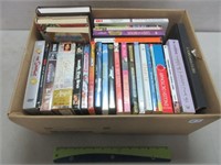 A MIX OF INTERESTING BOOKS AND DVDS