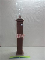 UNIQUE RUSTIC CANDLE HOLDER 31 INCHES TALL