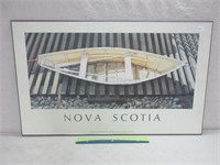NOVA SCOTIA CANOE ART PRINT