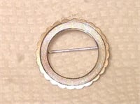 Sterling Silver Circle Of Life Brooch
