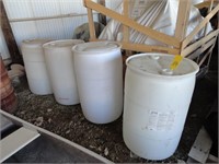 55gal Plastic Barrels (48-65)