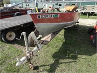 14 ft Lund Boat w/trailer (68-155)