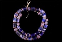 Six Layer Chevron Trade Bead Necklace