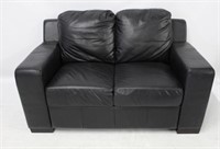 Leather Loveseat - 57" x 34" x 37"