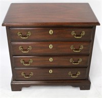 Henkel Harris Mahogany 4 Drawer Small Chest