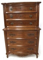 French carved chest on chest by Lexington