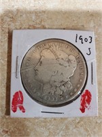 1903 S Morgan Silver Dollar XF