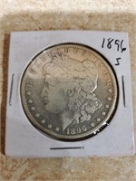 1896 S Morgan Silver Dollar XF