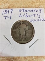 1917 Standing Liberty Quarter T1