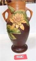 Roseville 85 - 18" Water Lily Floor Vase