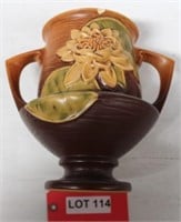 Roseville 175 - 8" Water Lily Trophy Vase, chip