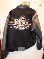 NFR Jacket, "New", Size L, Black Wool Coat