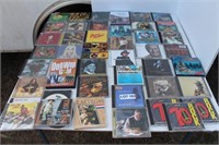 Many Music CD's of all Kinds in Basket