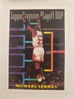Michael Jordan Topps 199 Reigning Playoff MVP Card