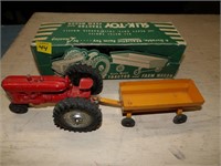 Slik Toy Tractor/Wagon--Torn Box
