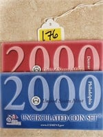2000 US Mint UC Coin Sets - D&P Marks