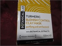 Botannical lab tumeric blemish control clay mask