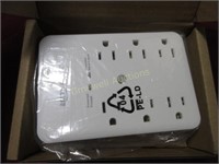 6 outlet wall mount surge protector