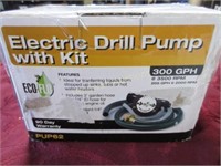 Electric drill pump with kit