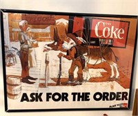 1982 Coke Print “ Ask for the Order”