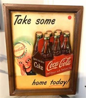 Vintage 3D Coke sign